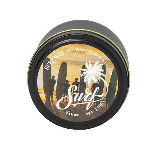 Surf Wax Soy Candle Tin