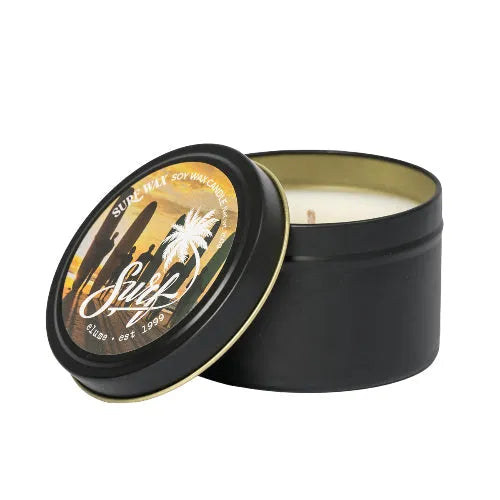 Surf Wax Soy Candle Tin
