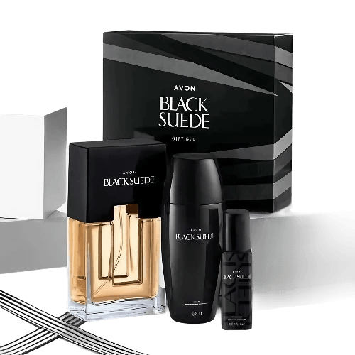Avon Black Suede Classic Gift Set - The Fragrance Room