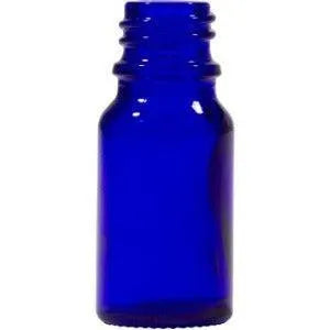 Blue Glass Bottle Round Neck - The Fragrance Room