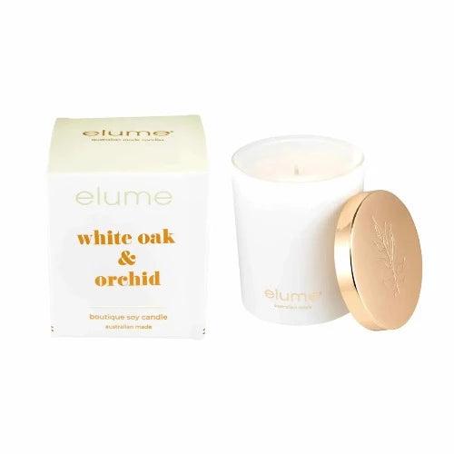 Boutique Soy Candle White Oak & Orchid - The Fragrance Room