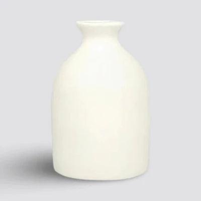 Ceramic Reed Diffuser Vessel White - The Fragrance Room