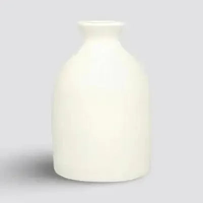 Ceramic Reed Diffuser Vessel White - The Fragrance Room