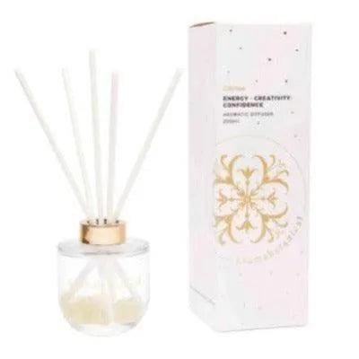 Citrine Crystal 200ml Reed Diffuser - The Fragrance Room