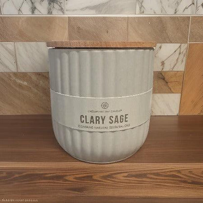 Clary Sage 286g Minimalist Candle Jar - The Fragrance Room