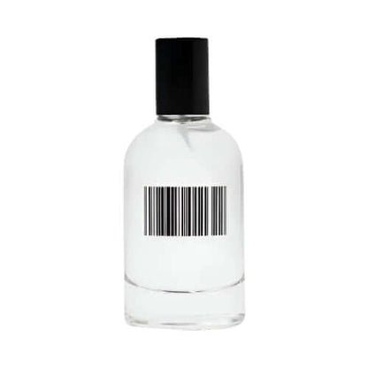 Dedcool Type Fragrance Oil bottle with a barcode, showcasing a sleek and elegant design.