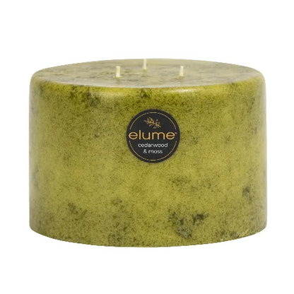 Cedarwood & Moss Pillar Candles