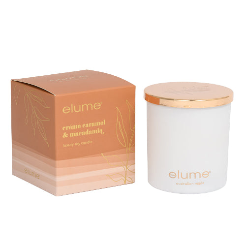 Creme Caramel & Macadamia Soy Candle 400g