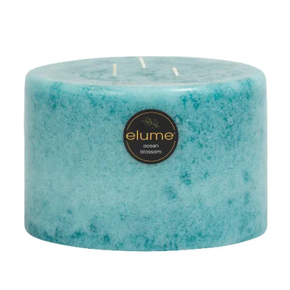 Ocean Blossom Pillar Candles