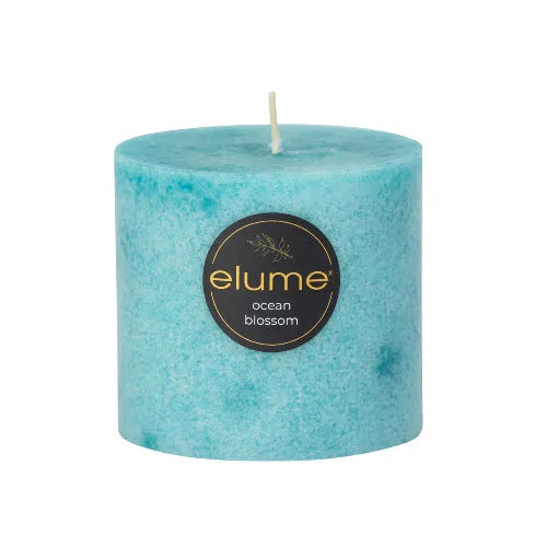 Ocean Blossom Pillar Candles