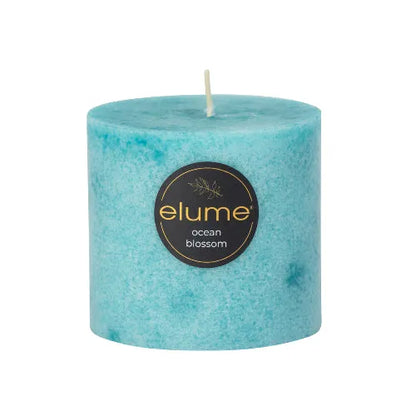 Ocean Blossom Pillar Candles