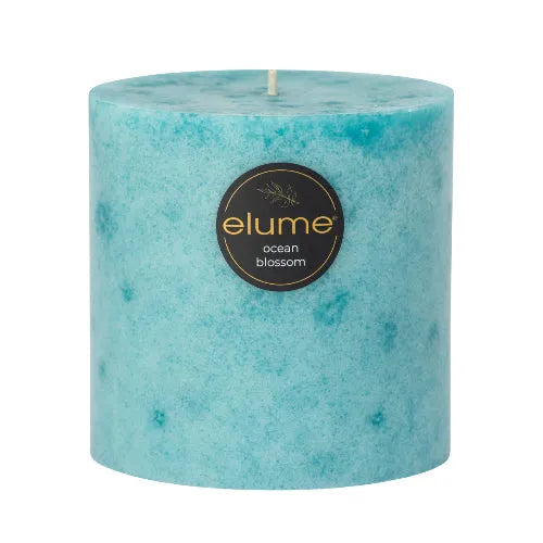 Ocean Blossom Pillar Candles