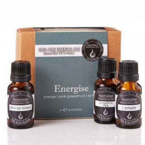 Essential Oil Pack Energise - The Fragrance Room
