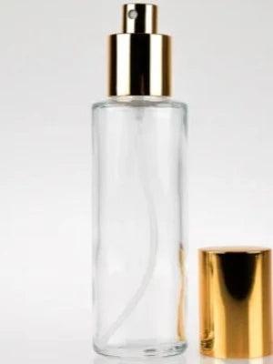 Glass Bottle & Gold Atomiser 100ml - The Fragrance Room