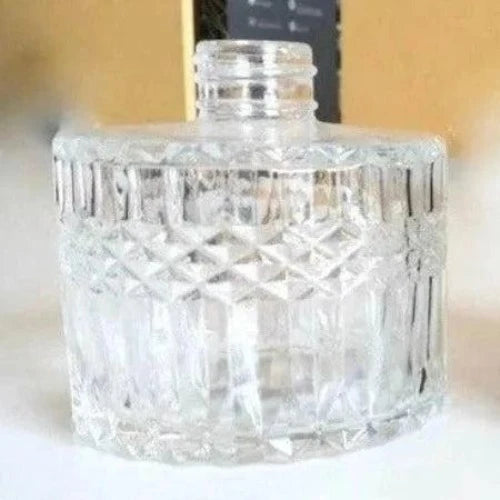 Glass Diffuser Bottle Clear 200ml - The Fragrance Room