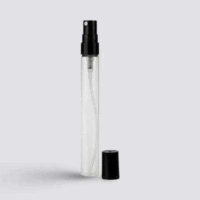 Glass Spray Perfume Bottle & Black Atomiser 10ml - The Fragrance Room