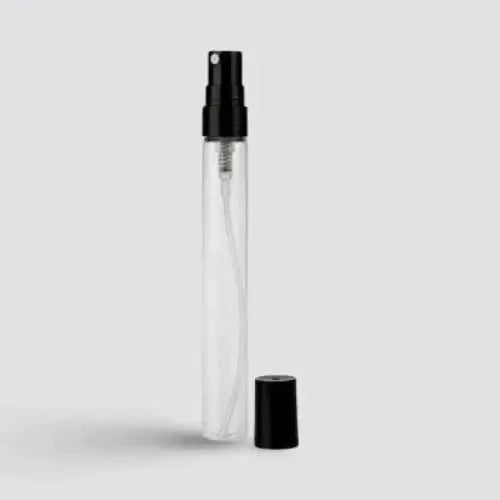 Glass Spray Perfume Bottle & Black Atomiser - The Fragrance Room