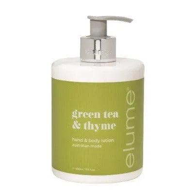 Green Tea & Thyme Hand & Body Lotion - The Fragrance Room