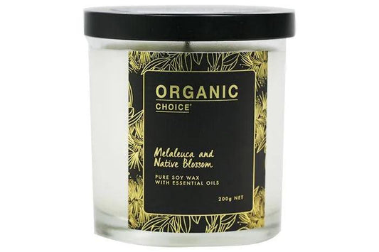 Honey & Native Blossom 200g Melaleuca Candle Jar - The Fragrance Room