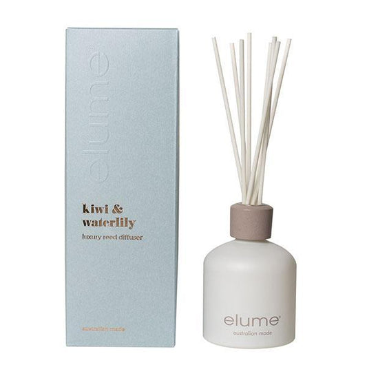 Kiwi & Waterlily Reed Diffuser 200ml Elume - The Fragrance Room