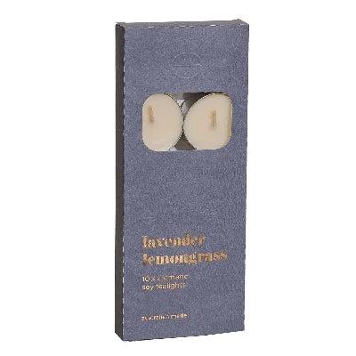 Lavender Lemongrass Tealights Pack of 10 - The Fragrance Room