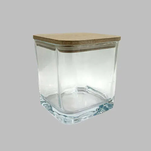 Cube Candle Jar & Lid