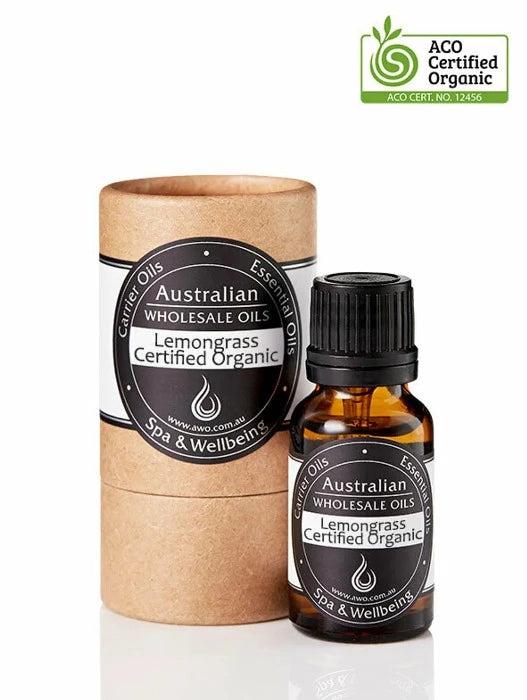 Lemongrass Organic Essential Oil 15ml - The Fragrance Room