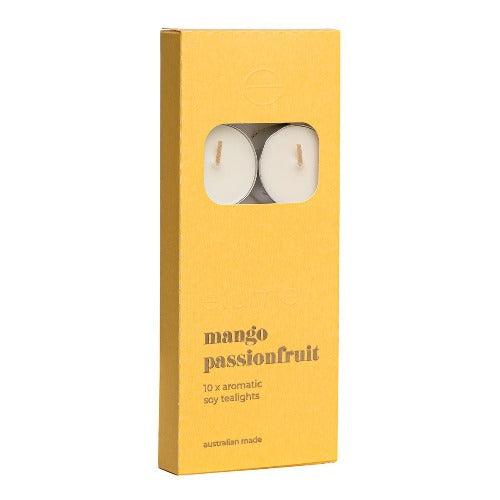 Mango Passionfruit Tealights Pack of 10 - The Fragrance Room