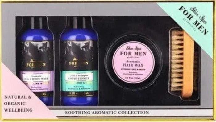 Mens Skin Spa Gift Set 4pc - The Fragrance Room