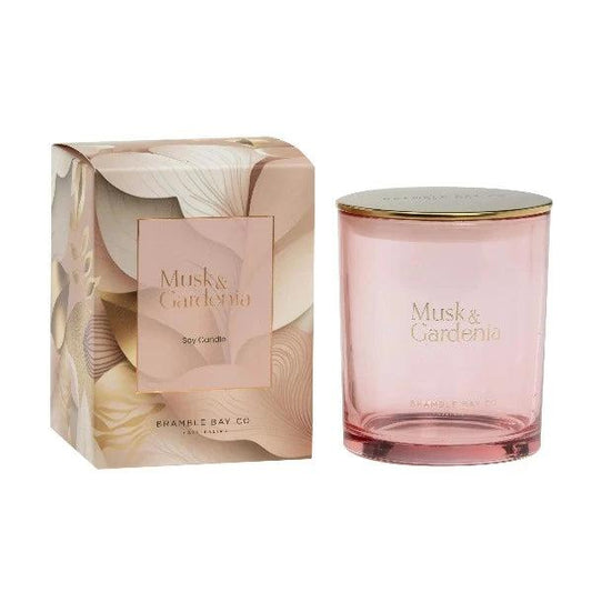 Musk and Gardenia Candle - The Fragrance Room