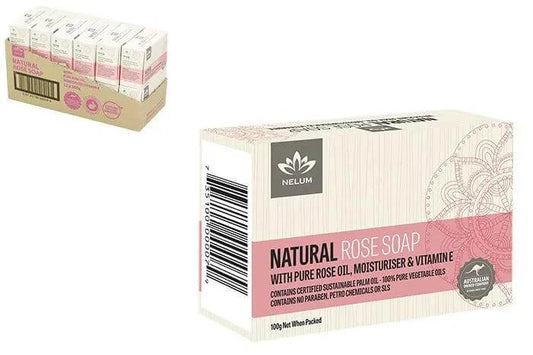 Natural Soap Bar 100g Rose - The Fragrance Room