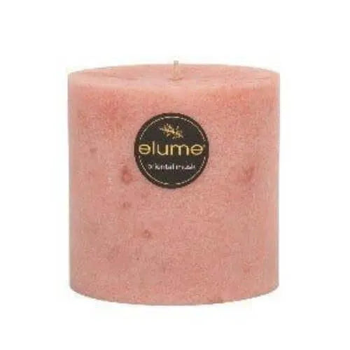 Oriental Musk Pillar Candle 4x4 - The Fragrance Room