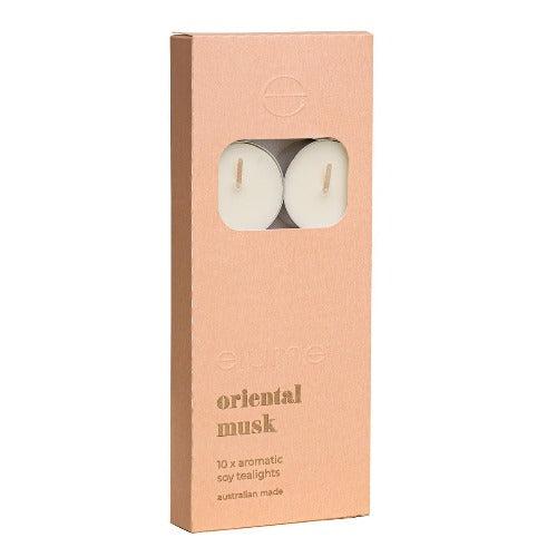 Oriental Musk Tealights Pack of 10 - The Fragrance Room