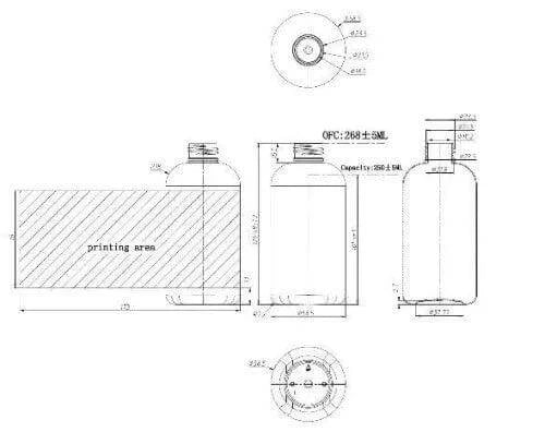 Plastic Bottle W/ 24/410 Clear Pump 250ml - The Fragrance Room