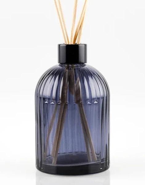 Reed Diffuser Bottle Smokey Black & Gloss Black - The Fragrance Room