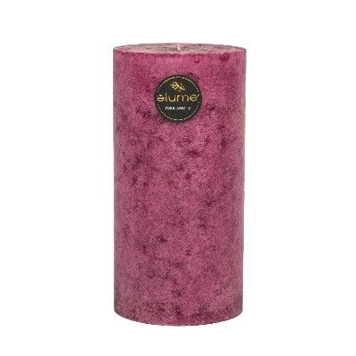 Rose Peony Pillar Candle 4x8 - The Fragrance Room