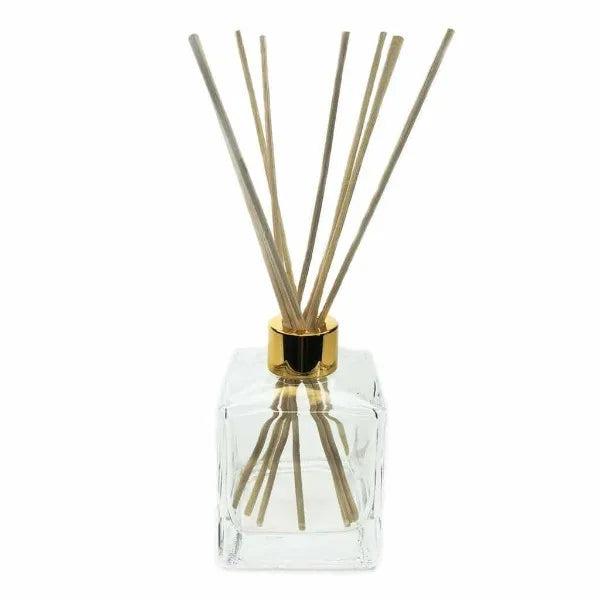 Square Glass Diffuser Bottle 140ml - The Fragrance Room