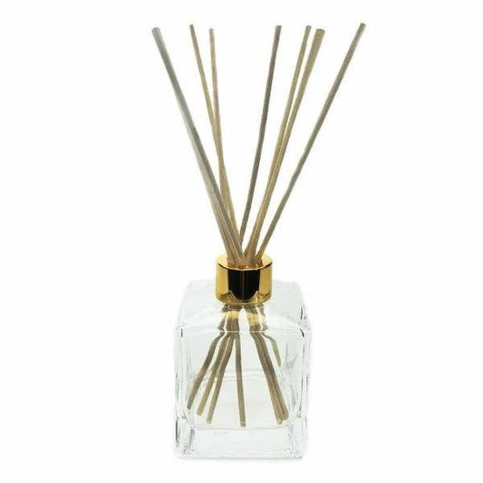 Square Glass Diffuser Bottle 140ml - The Fragrance Room