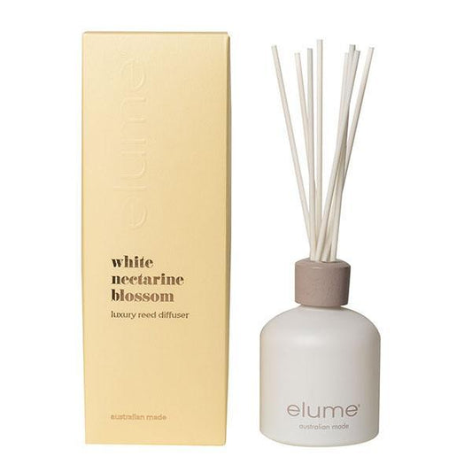 White Nectarine Blossom Reed Diffuser - The Fragrance Room