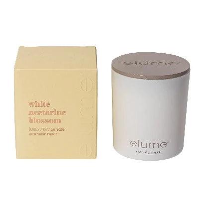 White Nectarine Blossom Soy Candle Jar 400g - The Fragrance Room