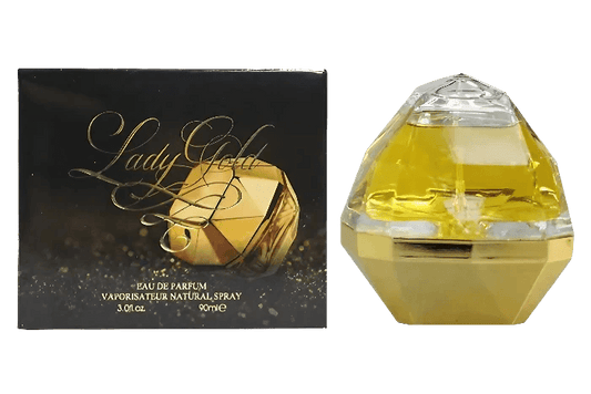 Womens Perfume 90ml Lady Gold - The Fragrance Room