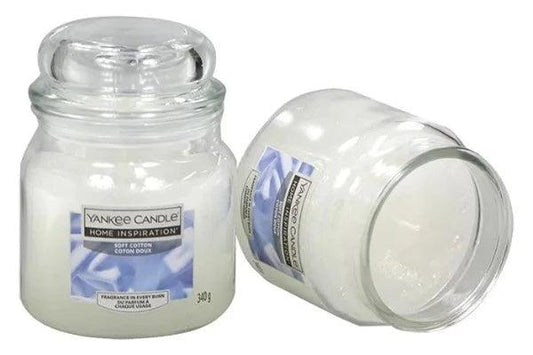 Yankee Candle Jar 340g Soft Cotton - The Fragrance Room