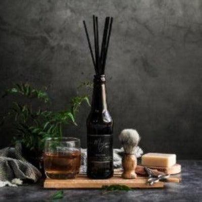 Barber Shop Reclaimed Beer Bottle Diffuser - The Fragrance Room