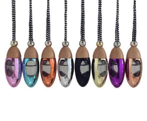 Car Diffuser Hanging 10ml Gloss Silver - The Fragrance Room