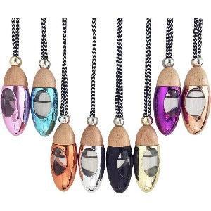 Car Diffuser Hanging 10ml Gloss Silver - The Fragrance Room