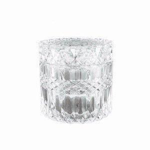 Mandala Glass Canister Large Clear