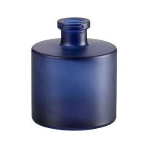 Navy Frosted Diffuser Bottle 200ml - The Fragrance Room
