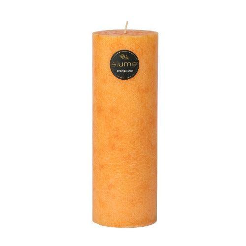 Orange Pop Pillar Candle 3"x9" - The Fragrance Room