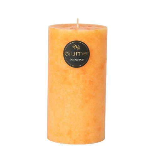 Orange Pop Pillar Candle 3x6 - The Fragrance Room